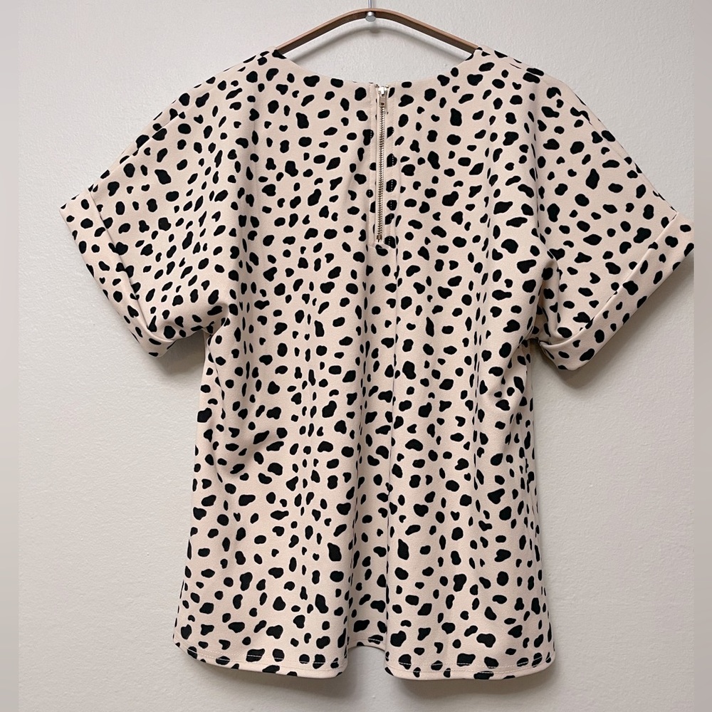 Melloday Zip Back Blouse, Sz Small - Picture 5 of 6
